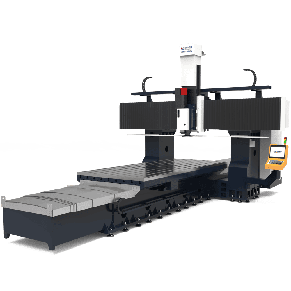 Process capacity:1800*3000mm. Gear box type spindles with high torque spindle motors.